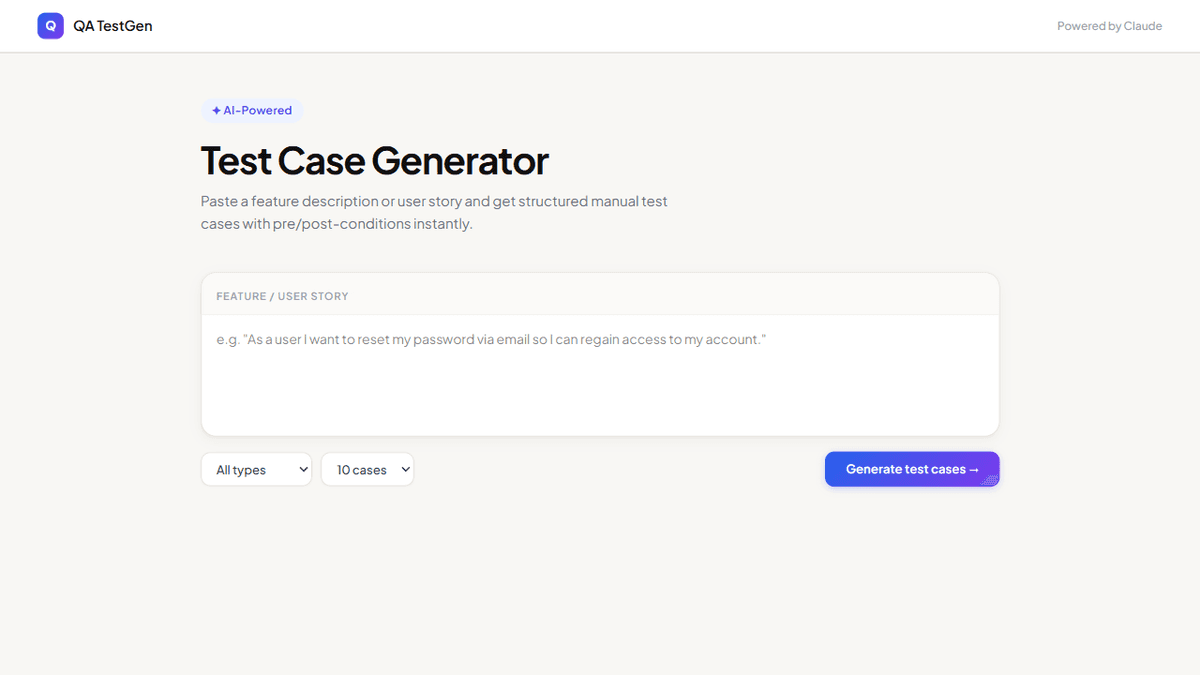 QA TestGen